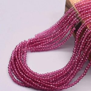 Tira de Cristal Electrochapado color Bordo Transparente 3mm